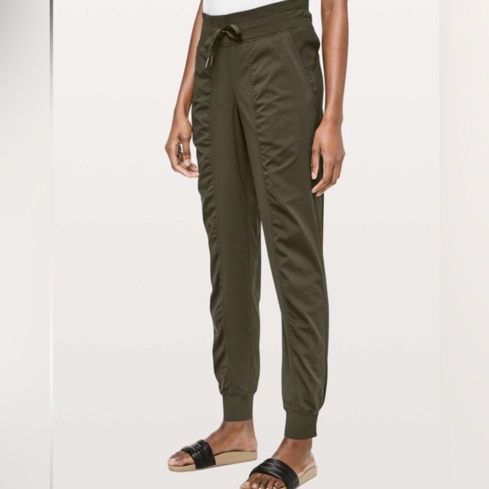 Lululemon Dance Studio Jogger *29" Dark Olive Sz 8